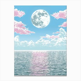 Full Moon In The Sky 2 Canvas Print