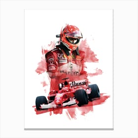 Michael Schumacher F1 Canvas Print