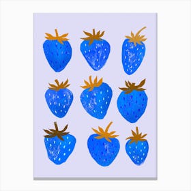 Blue Berries Canvas Print