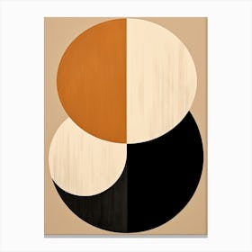 Bauhaus Fusion: Chromatic Geometry Canvas Print
