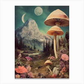 Mushroom Collage 4 Canvas Print