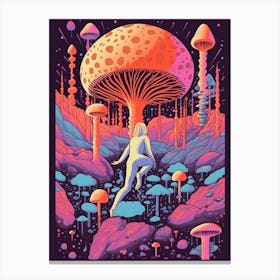 Psychedellic Mushroom  1 Canvas Print