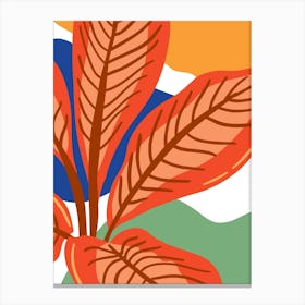 Tropical Leaves Canvas Print