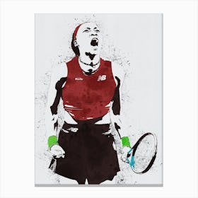 Coco Gauff Canvas Print