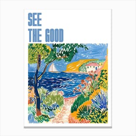 See The Good Poster Seascape Dream Matisse Style 5 Canvas Print