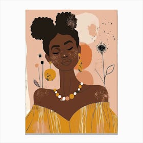 Afro-American Woman 43 Canvas Print