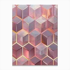 Abstract Cubes 1 Canvas Print