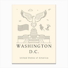 Washington Dc Logo Canvas Print