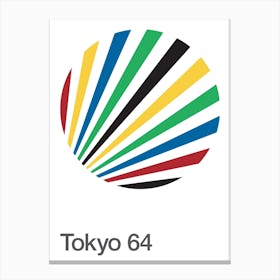 Tokyo 64 Olympics Canvas Print