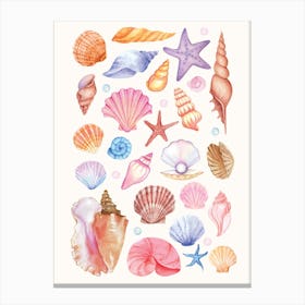 Seashells Canvas Print