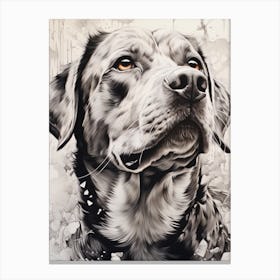 Dog'S Head Canvas Print