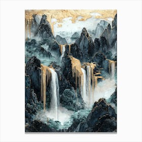 Hindu Kush Glimmer Timeless Opulence Canvas Print