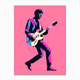 Pink Rock Star Canvas Print