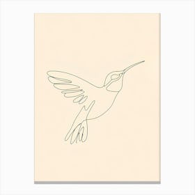 Hummingbird Drawing Leinwandbild