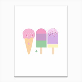 Popsicle Party Canvas Print
