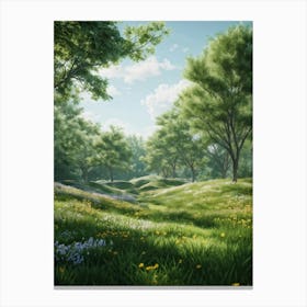 Grassy Meadow Canvas Print