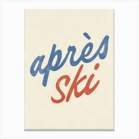 Apres Ski 1 Canvas Print