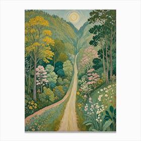 Road Through The Woods Canvas Print