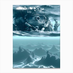 USO: A Very Very Strange Sea-Reimagined 1 Canvas Print