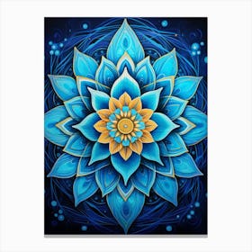 Symmetrical Mandalas Geometric Illustration 1 Canvas Print