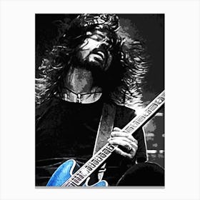 Dave Grohl Foo Fighters 21 Canvas Print