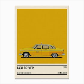 Taxi Driver Car Movie Canvas Print