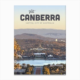 Canberra Capital City Of Australia Canvas Print