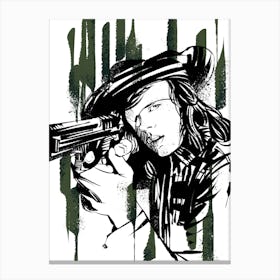 Walking Dead Carl Canvas Print