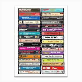 1967 Music - Cassette Print - Born in '67 Canvas Print