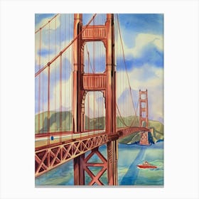 San Francisco Golden Gate Bridge Canvas Print