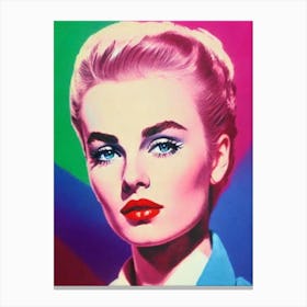 Jean Seberg Pop Movies Art Movies Canvas Print