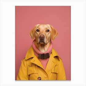 A Dog Labrador Retriever 11 Canvas Print