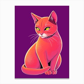 Feline Creative Cat Illustration 26 1 Canvas Print