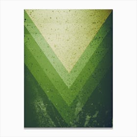 Green Piramid Canvas Print