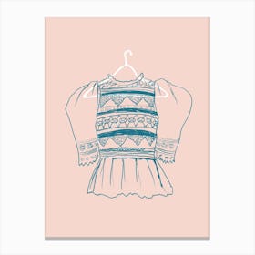 Summer Blouse Canvas Print