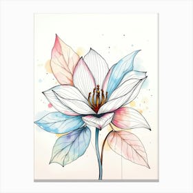 Lotus Flower 4 Canvas Print