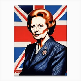 Margaret Thatcher Canvas Print