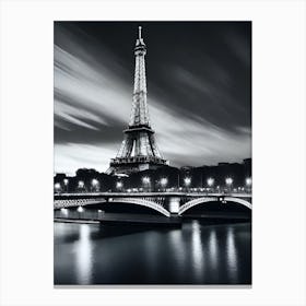 Eiffel Tower In Paris 9 Canvas Print