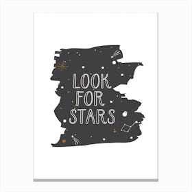 Look For Stars Canvas Print
