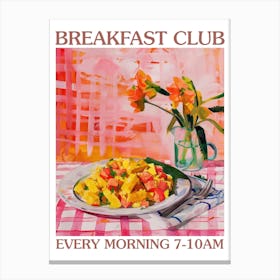 Breakfast Club Scrambled Tofu 3 Canvas Print