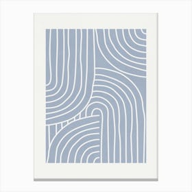 Abstract Lines- Bl01 Canvas Print