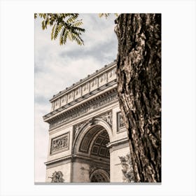 Paris Travel Poster - Arc de Triomf_2156238 Canvas Print