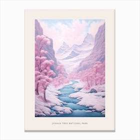 Dreamy Winter National Park Poster  Jostedalsbreen National Park Norway 2 Canvas Print