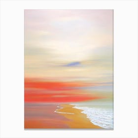 Formby Beach, Merseyside Neutral 1 Canvas Print