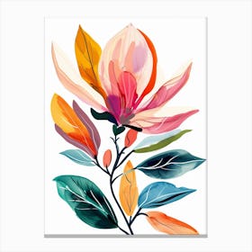 Magnolia Flower Canvas Print