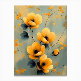 Yellow Flowers Canvas Print