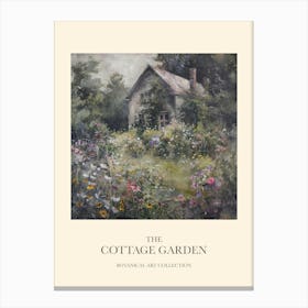 Flower Symphony Cottage Garden Poster 15 Canvas Print