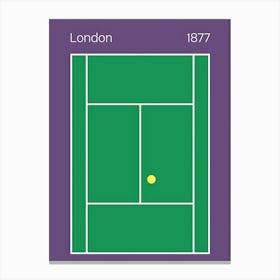 London Tennis Court Canvas Print