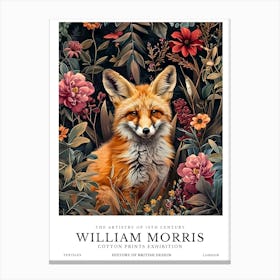 William Morris Exhibition Animals Series 52 Canvas Print