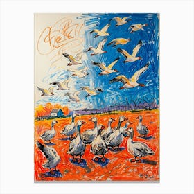 Geese Canvas Print